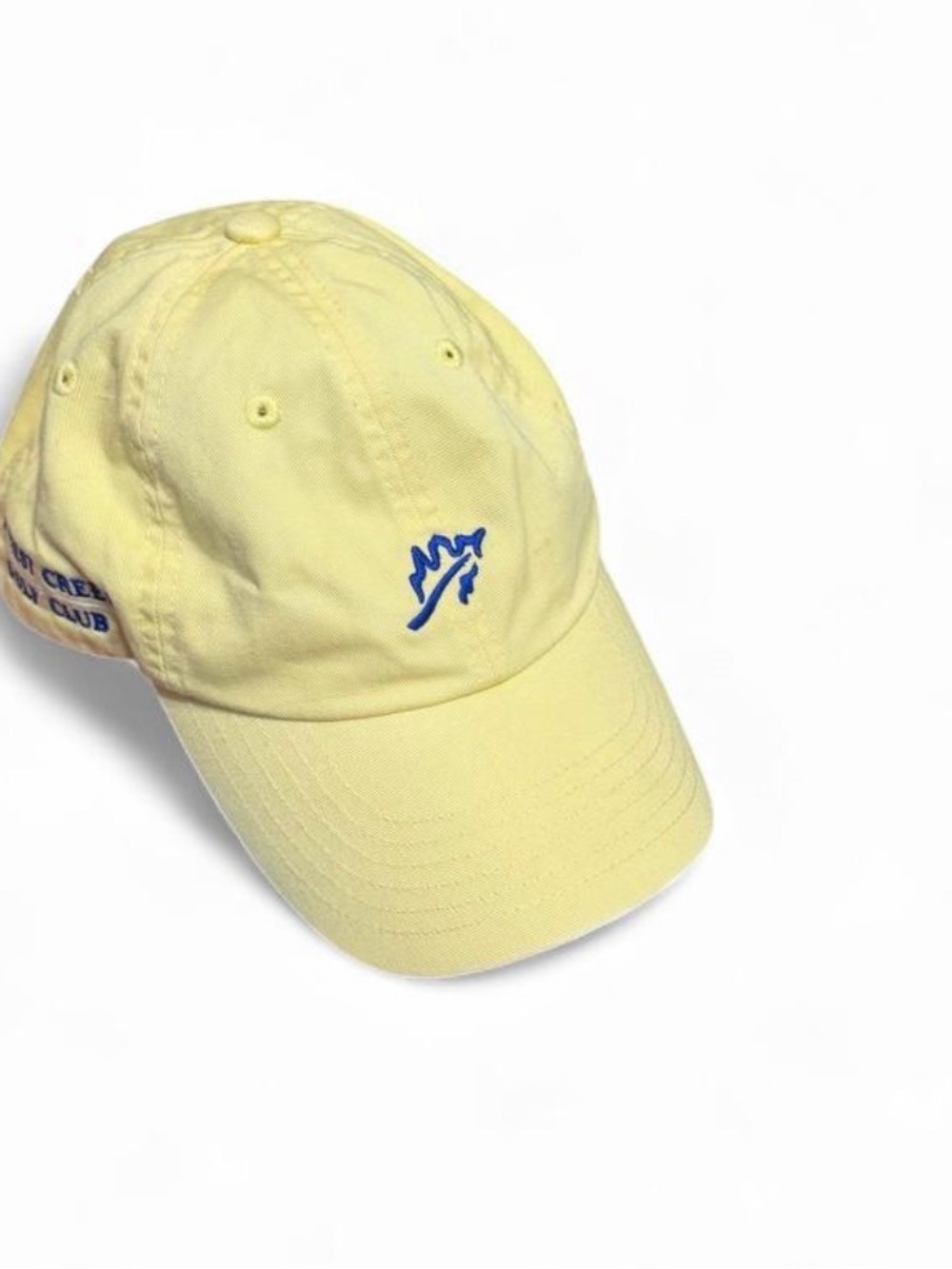 Vintage Imperial Forest Creek Golf Club Butter Yellow Hat